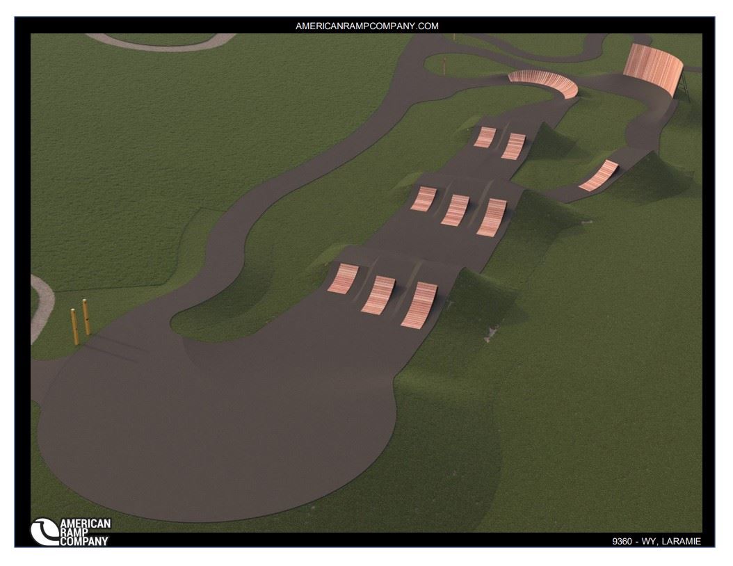 Laramie Bike Park Jumps Rendering
