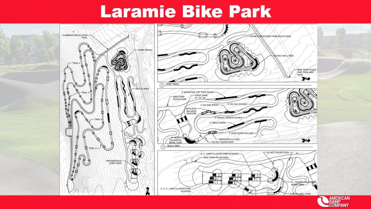 Laramie Bike Park Map