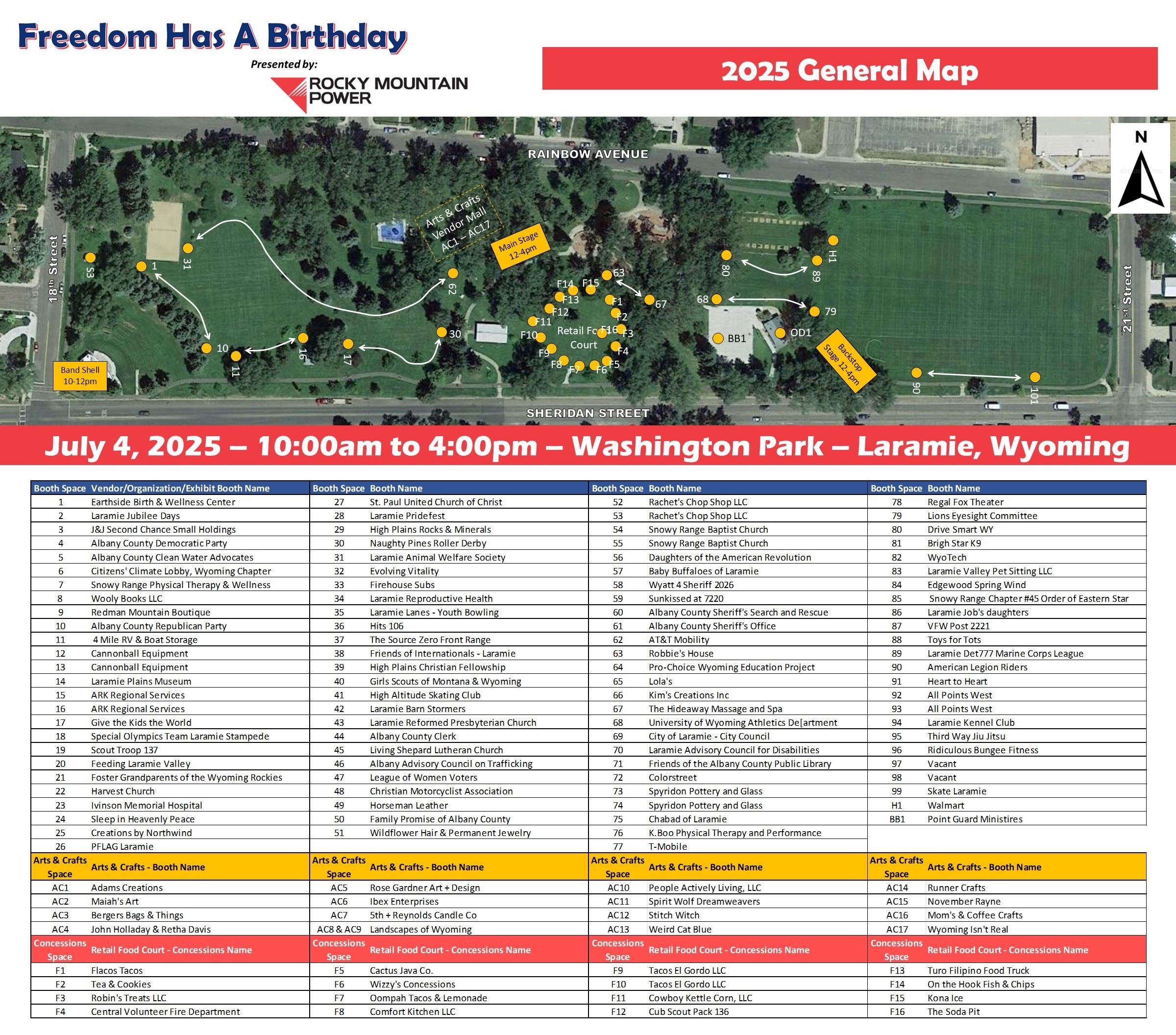 2025 FHaB General Map